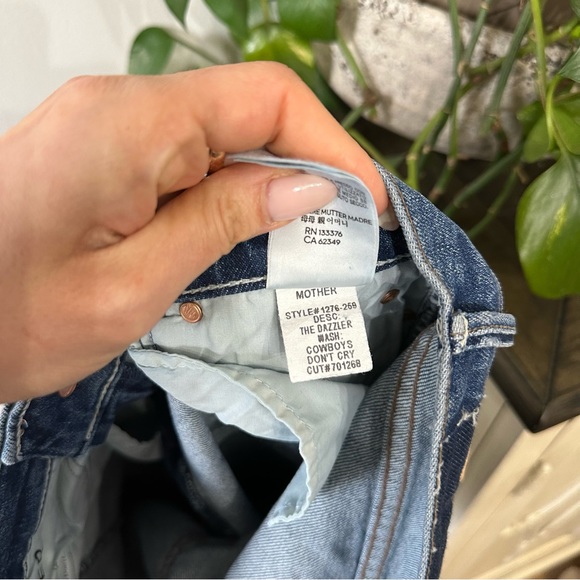 MOTHER The Dazzler Cowboys Dont Cry Wash - Picture 9 of 14